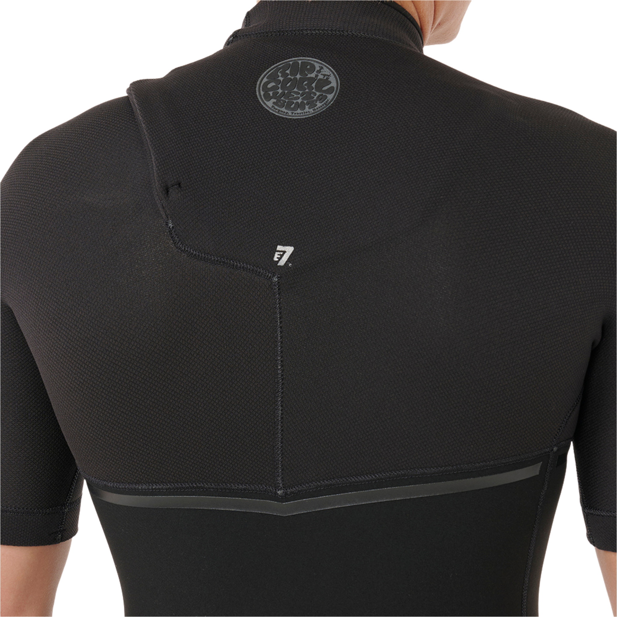 2026 Rip Curl Mens E-Bomb 2/2mm Zip Free Short Sleeve Wetsuit 17XMFS - Black
